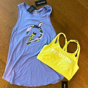 Peloton Tank & Sports Bra Bundle 💛